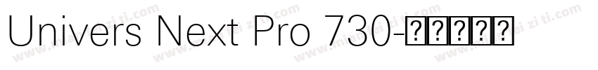 Univers Next Pro 730字体转换